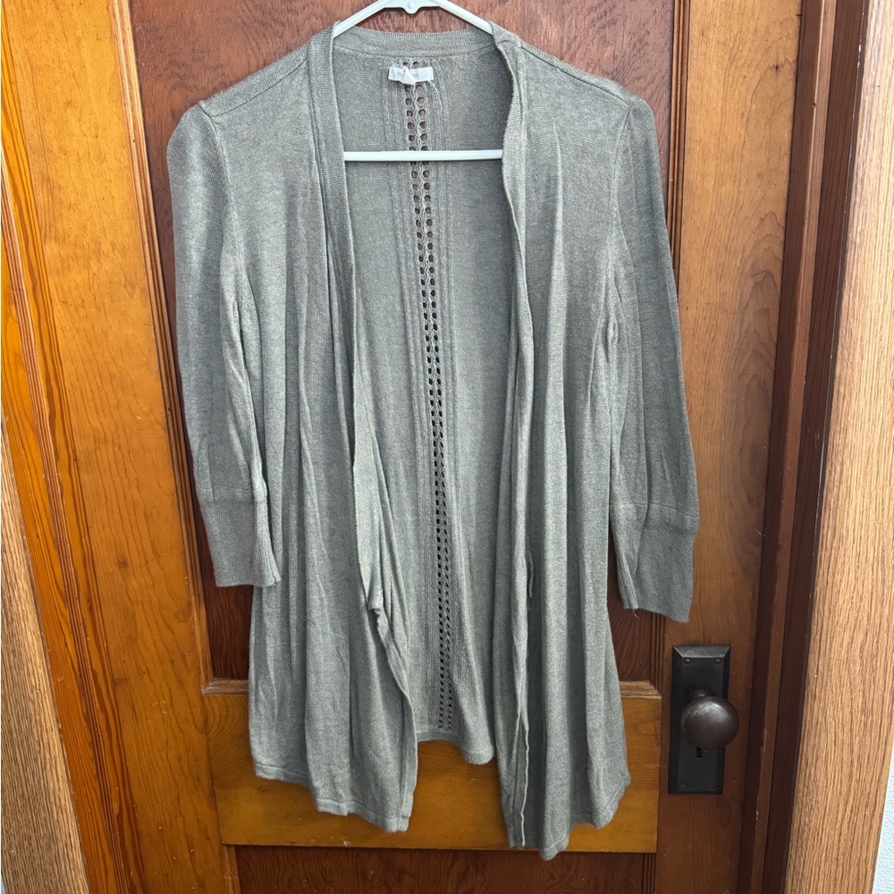 Maurices Army Green Cardigan